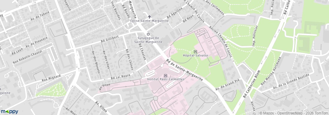Plan Hopital Sainte Marguerite Marseille Pavillon 8