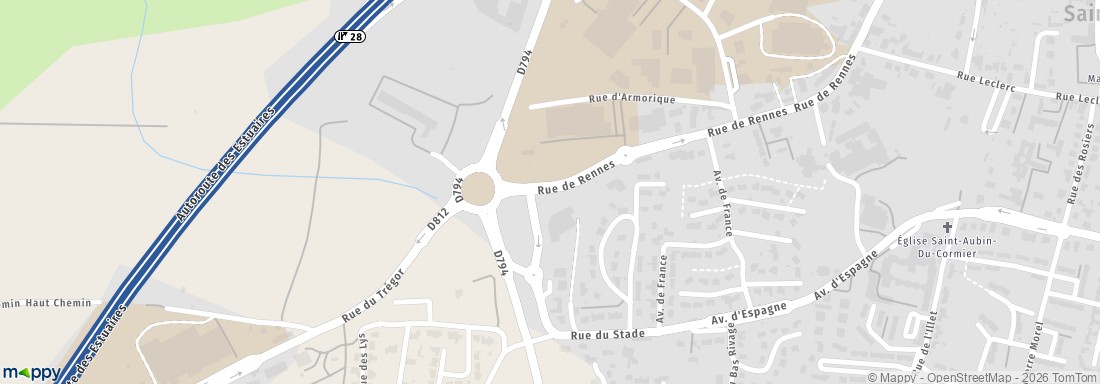 Drive Carrefour Market St Aubin Du Cormier