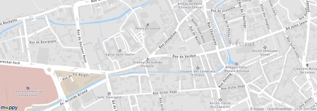 Tribunal d'Instance Evreux (adresse, horaires)
