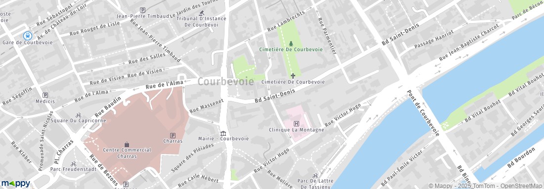 Mairie Courbevoie Cimetière (adresse)