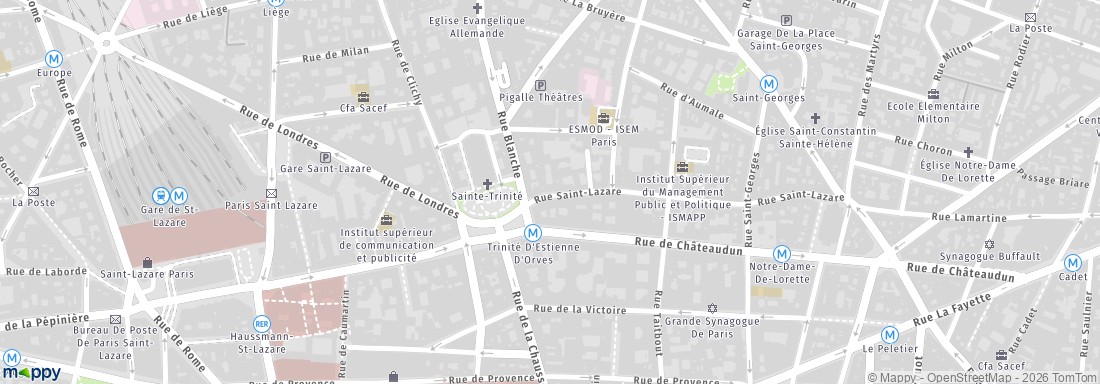 La Cornaline 62 Rue Saint-lazare 75009 Paris