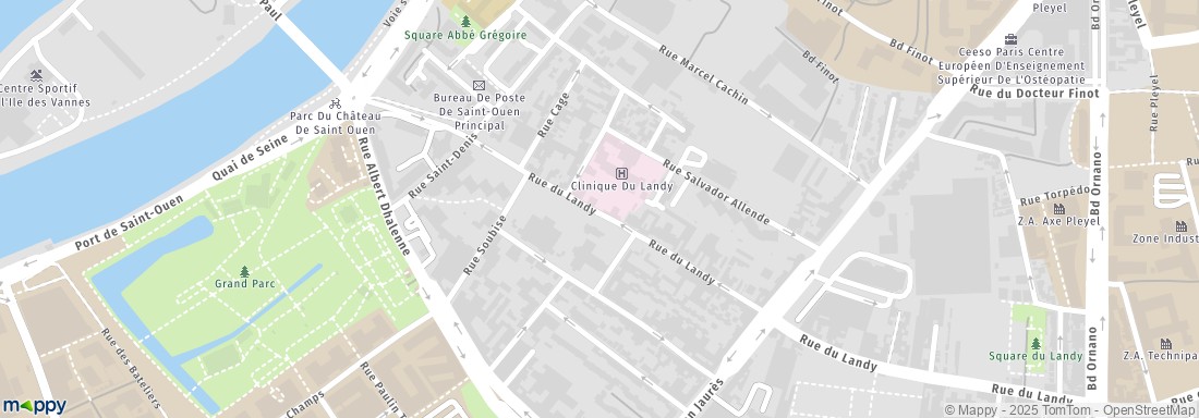 Clinique Du Landy, 23 r Landy, 93400 Saint Ouen (adresse ...